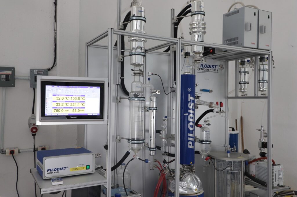 Laboratorio de destilación SILM