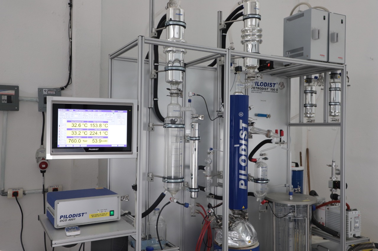 Laboratorio de destilación SILM